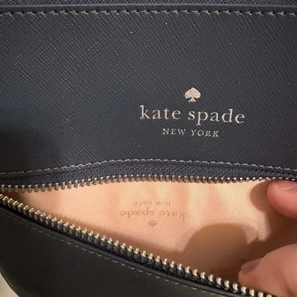 New Kate Spade Sadie Large Crossbody Navy Saffiano Leather Handbag
